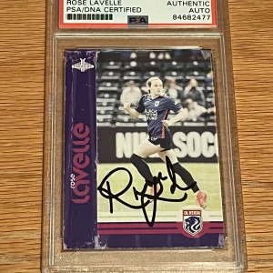 2021 Parkside NWSL Rose Lavelle Signed Auto Vintage Rookie RC OL Reign USWNT PSA