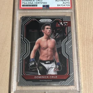Dominick Cruz 2021 Panini Prizm UFC MMA RC Rookie Signed Auto PSA/DNA
