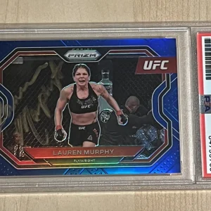 Lauren Murphy Signed Auto 2021 Panini Prizm UFC Blue Refractor /199 #191 PSA/DNA
