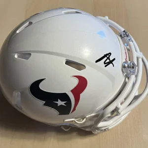 WILL ANDERSON SIGNED MINI HELMET AUTOGRAPHED HOUSTON TEXANS ROOKIE FOOTBALL COA