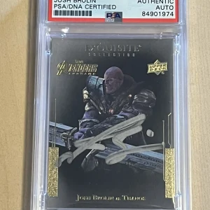 Josh Brolin 2020 Marvel Avengers THANOS Exquisite Black SIGNED AUTO ROOKIE PSA