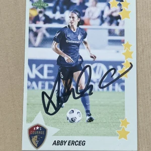 2021 Parkside NWSL ABBY ERCEG SIGNED AUTO Stars #S3 North Carolina Courage