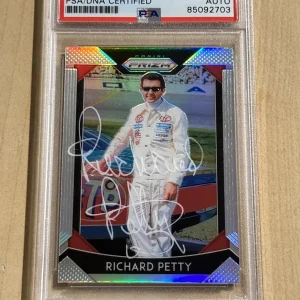 2019 Panini Prizm Silver SP Richard Petty #40 PSA Authentic PSA/DNA Cert Auto