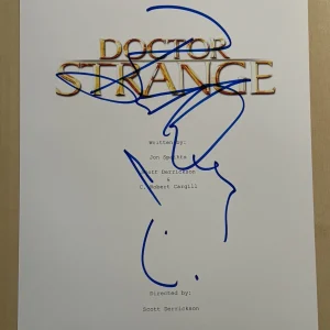 BENEDICT WONG SIGNED SCRIPT COVER ACTOR AUTOGRAPHED DOCTOR STRANGE STAR COA
