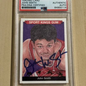 2018 SportKings Sport Kings #48 John Smith SIGNED AUTO Wrestling Card RARE PSA