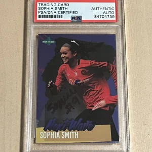 Sophia Smith Signed 2021 Parkside NWSL SP Rookie RC Card PSA/DNA Slab COA USWNT