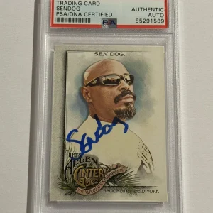 Sen Dog SIGNED AUTO 2022 Topps Allen & Ginter CYPRESS HILL #255 PSA/DNA