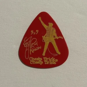 RICK NIELSEN CONCERT USED GUITAR PICK GUITARIST LEGEND VERY RARE CHEAP TRICK