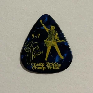 RICK NIELSEN CONCERT USED GUITAR PICK GUITARIST LEGEND VERY RARE CHEAP TRICK