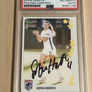 SOFIA HUERTA SIGNED AUTO 2021 Parkside NWSL Volume 2 Stars Insert #S30 USWNT PSA
