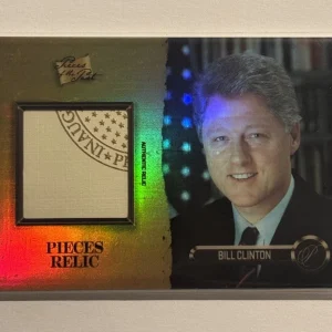 POTUS BILL CLINTON PIECES OF THE PAST PRESIDENTIAL EDITION GOLD RELIC #/10 CARD