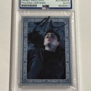 DANIEL RADCLIFFE SIGNED AUTO Close Call Harry Potter Panini Evolution #195 PSA