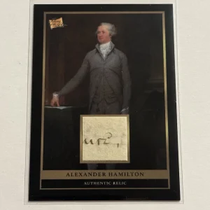 2024 Pieces of the Past ALEXANDER HAMILTON HANDWRITING RELIC
