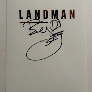BILLY BOB THORNTON SIGNED SCRIPT COVER ACTOR AUTOGRAPHED LANDMAN SHOW RARE COA