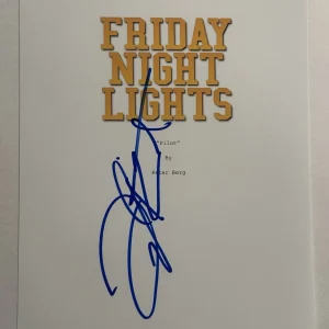 TAYLOR KITSCH SIGNED SCRIPT COVER ACTOR AUTOGRAPHED FRIDAY NIGHT LIGHTS SHOW COA