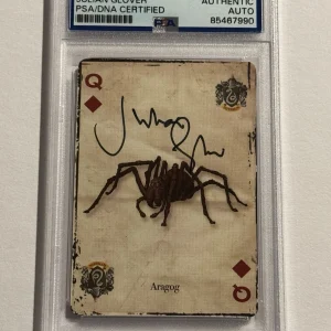 JULIAN GLOVER SIGNED AUTO 2015 WARNER BROTHERS CARD ARAGOG Harry Potter PSA