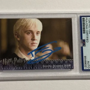 TOM FELTON SIGNED AUTO Harry Potter Half Blood Prince 2009 Draco Malfoy PSA/DNA
