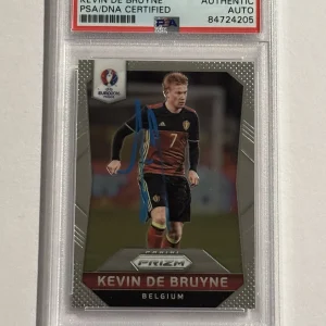 2016 Panini Prizm UEFA Kevin De Bruyne RC #23 SIGNED AUTO PSA