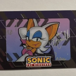 Lani Minella Signed Auto 2024 Cybercel Sonic Hedgehog Series 2 Rouge RARE #20