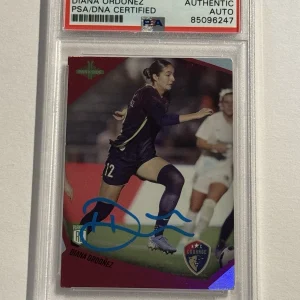 2022 Parkside NWSL Foil Board Diana Ordonez SIGNED AUTO #51 Rookie RC PSA