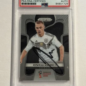 2018 Panini Prizm World Cup Soccer RC #90 Joshua Kimmich Signed AUTO Germany PSA