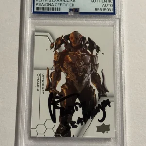 KEITH SZARABAJKA SIGNED AUTO RC Ur-Didact Halo 4 #57 2024 Upper Deck Halo PSA