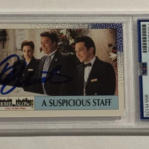 ROB SCHNEIDER SIGNED AUTO 1992 Topps Home Alone 2 Card #6 Movie Actor PSA