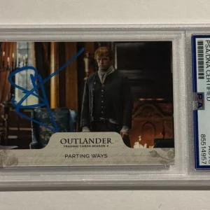 2020 Cryptozoic Outlander Season 4 Sam Heughan #14 SIGNED RC Fraser AUTO - PSA