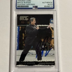 2009 Topps UFC Round 1 RC Auto, Bruce Buffer Rookie Signed PSA/DNA