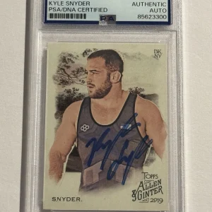 Kyle Snyder Signed 2019 Topps Allen & Ginter #158 Auto Olympics Wrestling PSA
