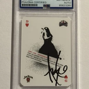 AMY LEE SIGNED AUTO RC 2006 Jim Beam Music EVANESCENCE Art Trading Card SP PSA