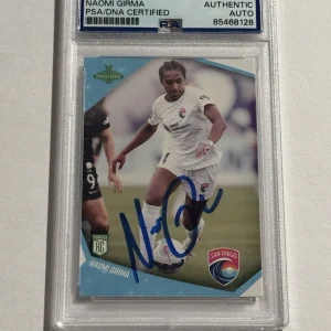 Naomi Girma Autographed 2022 Parkside Rookie #149 SD Wave USWNT Chelsea FC PSA