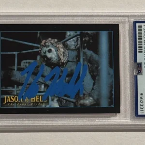 KANE HODDER SIGNED AUTO TRADING CARD 1993 JASON GOES TO HELL VOORHEES PSA