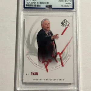 Bo Ryan SIGNED AUTO RC ROOKIE 2010-11 SP Authentic #95 Wisconsin Badgers PSA