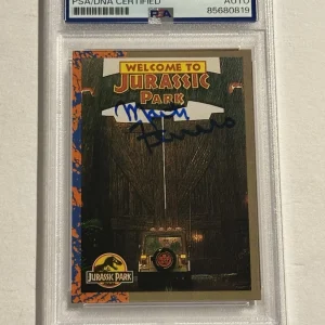 MARTIN FERRERO SIGNED AUTO 1993 Topps Welcome To Jurassic Park #2 Actor PSA