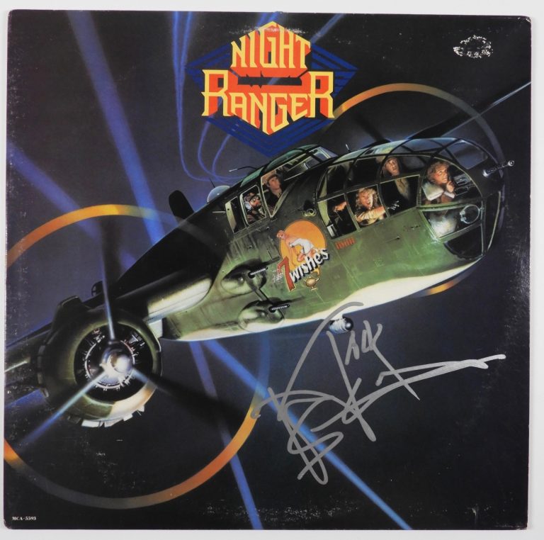 Night Ranger Jack Blades JSA Autograph Signed Album Vinyl Record
