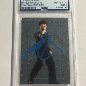 DANIEL RADCLIFFE SIGNED AUTO Harry Potter Evolution TCG Panini Wizarding #21 PSA