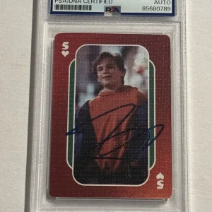 JOHNNY GALECKI SIGNED AUTO RC Swap Playing Card CHRISTMAS VACATION MOVIE PSA