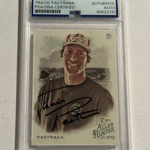 Travis Pastrana Auto 2019 Topps Allen & Ginter Signed PSA/DNA Authenticated