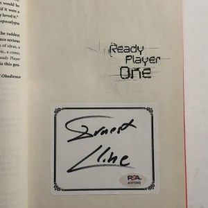 ERNEST CLINE SIGNED READY PLAYER ONE BOOK AUTOGRAPHED FIRST EDITION RARE PSA COA