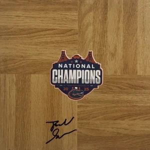 TODD GOLDEN FLORIDA GATORS BASKETBALL SIGNED FLOORBOARD AUTOGRAPHED CHAMPS COA