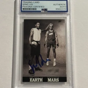 SPIKE LEE SIGNED AUTO RC ROOKIE 1991 Nike Michael Jordan #1 VERY RARE PSA