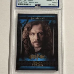 GARY OLDMAN SIGNED AUTO Harry Potter Artbox Heroes and Villains Sirius Black PSA