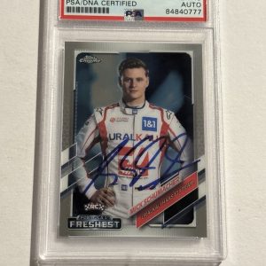 2021 Topps Chrome Formula 1 F1 Mick Schumacher Signed Auto RC PSA/DNA PAINT PEN