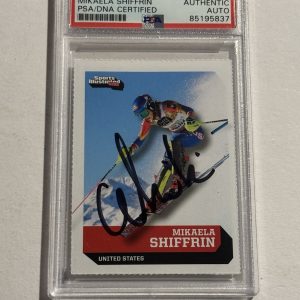 Mikaela Shiffrin Signed 2017 Sports Illustrated For Kids Skiing RC Auto PSA/DNA