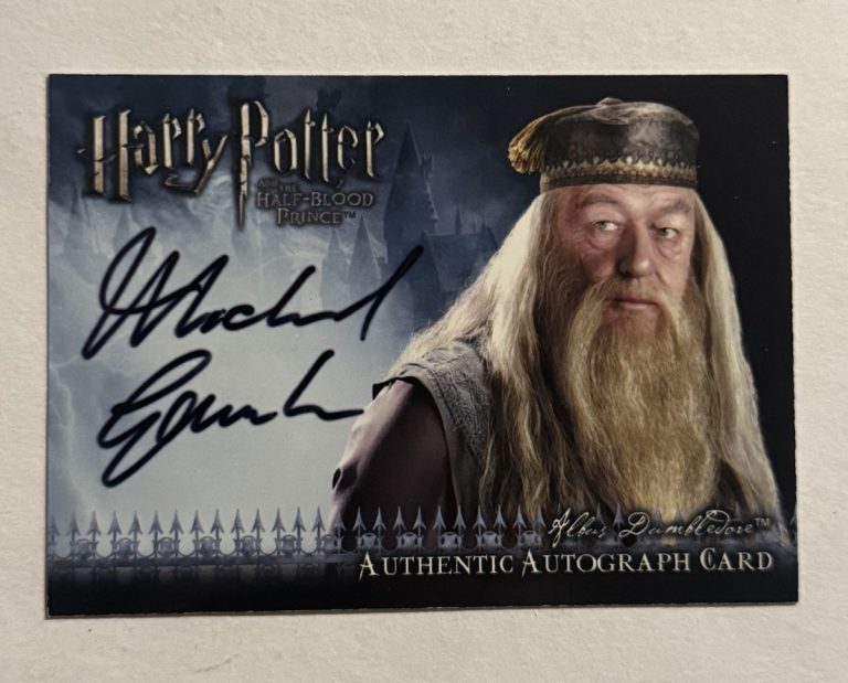 ARTBOX HARRY POTTER HALF BLOOD PRINCE AUTO MICHAEL GAMBON ALBUS DUMBLEDORE SSP