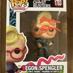 Maurice LaMarche ‘The Real Ghostbusters’ Signed Egon Spengler Funko Pop Beckett