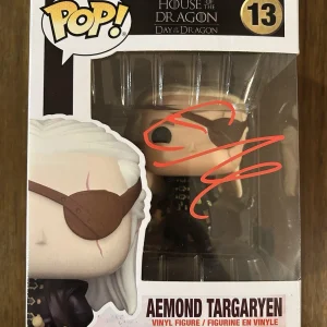 Ewan Mitchell 'House Of The Dragon' Signed Funko Pop 'Prince Aemond' Beckett
