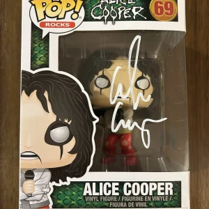 ‘Alice Cooper’ Signed Funko Pop #69 Beckett Autograph
