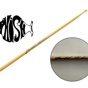 JON FISHMAN SIGNED AUTOGRAPH DRUMSTICK - PHISH - JUNTA, BILLY BREATHES W/ JSA